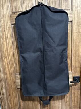 WallyBags 39" Deluxe Travel Garment Bag Black WallyLock Carry On Foldable